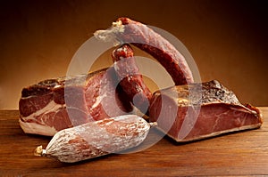 Mix italian salami