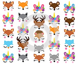 Mix and Match Animal Faces