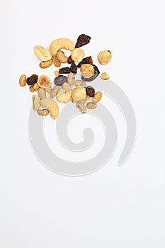 Mix of nuts and dried fruits from above