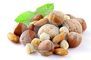 Mezclar nueces nueces avellanas Almendras 