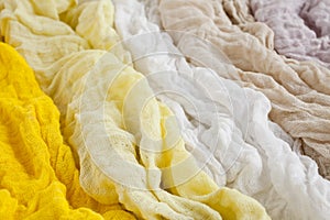 Mix of old linen rags