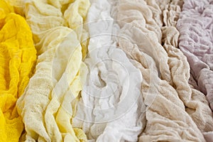 Mix of old linen rags