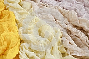 Mix of old linen rags