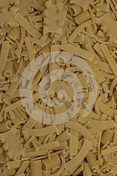Mix of pasta.