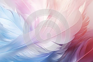 Mix pastel color gradient abstract feather texture background