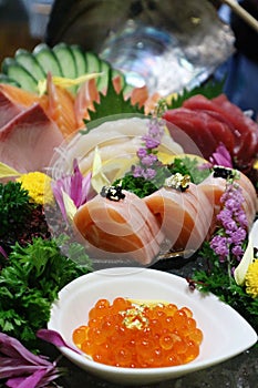 Mix Sashimi Japanness food for goo health