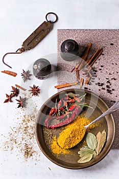 Mix of spices photo