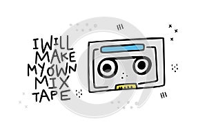 Mix Tape Sticker