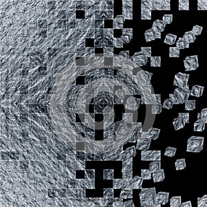 Background in kaleidoscope pattern photo