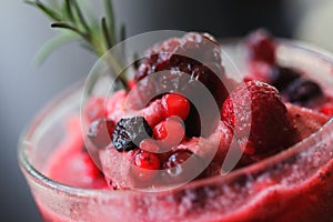 Mixed Berries Smoothie , drink menu