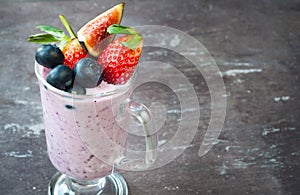 Mixed berry smoothie