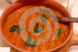 Mixed boiled vegetables in a bowl