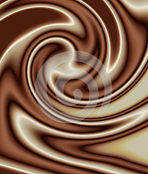 Mixed chocolate swirl