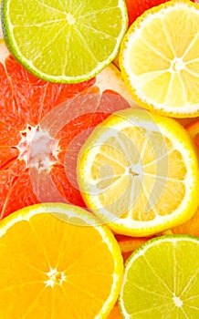 Mixed citrus fruit
