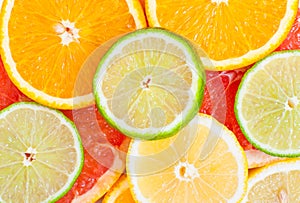 Mixed citrus fruit