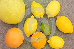 Mixed citrus fruit