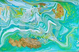 Mixed colored paints background. Ocean ripple style summer pattern.