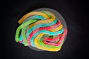 Mixed colorful candy