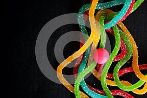 Mixed colorful candy