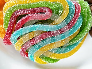 Mixed colorful candy