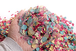 Zmiešaný farbistý konfety 