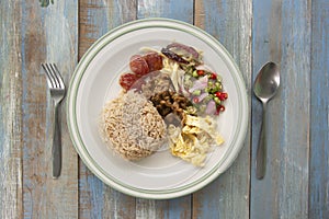 Mixed Cooked Rice with Shrimp Paste Sauce