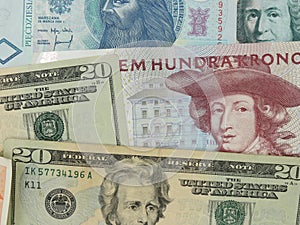 Mixed currency notes