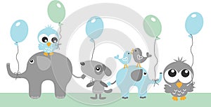 Mixed ethnic babies seamless pattern