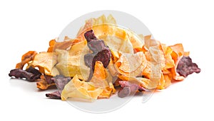 Mixed fried vegetable chips