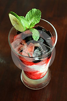 Mixed fruit beverage