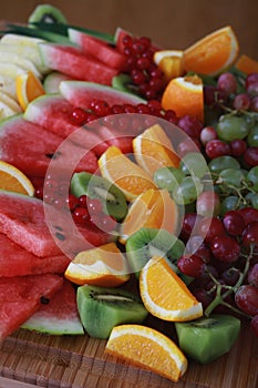 Mixed fruit selection