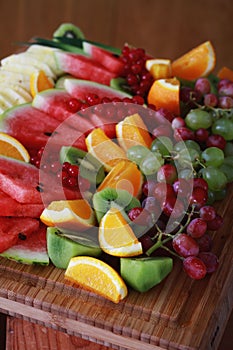 Mixed fruit selection