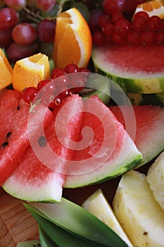 Mixed fruit selection