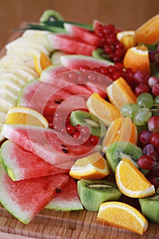 Mixed fruit selection