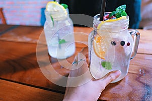 Mixed Fruit Soft Drink Italian Soda