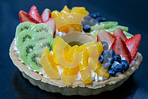 Mixed fruit tart  backgrounder