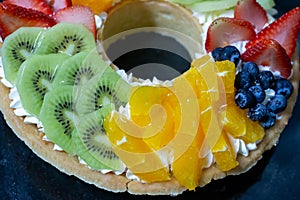 Mixed fruit tart  backgrounder