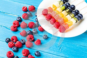 Mixed fruits and berries