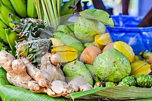 Mixed fruits and vegetables