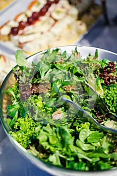 Mixed greens salad