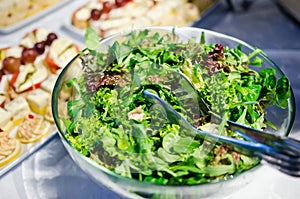 Mixed greens salad