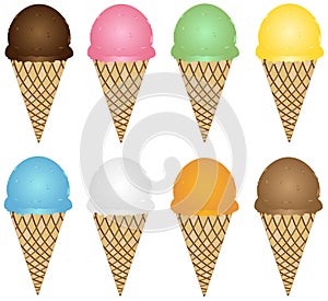 Mixed ice cream