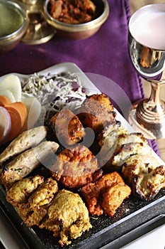 Mixed Kebab - A grilled meat snack