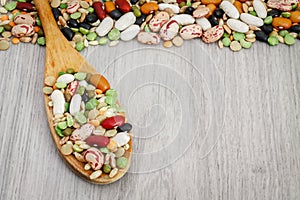 Mixed legumes and cereals