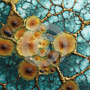 Mixed Macro Abstract Textures Series photo