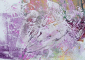 Mixed Media Textured Paint Background