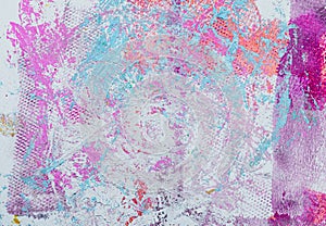 Mixed Media Textured Paint Background