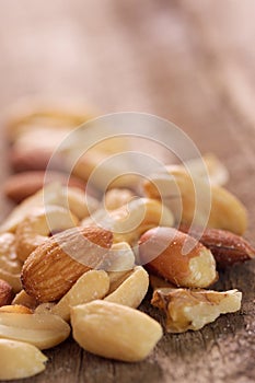 Mixed nuts.