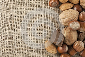 Mixed Nuts and Burlap