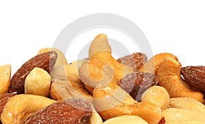 Mixed nuts closeup